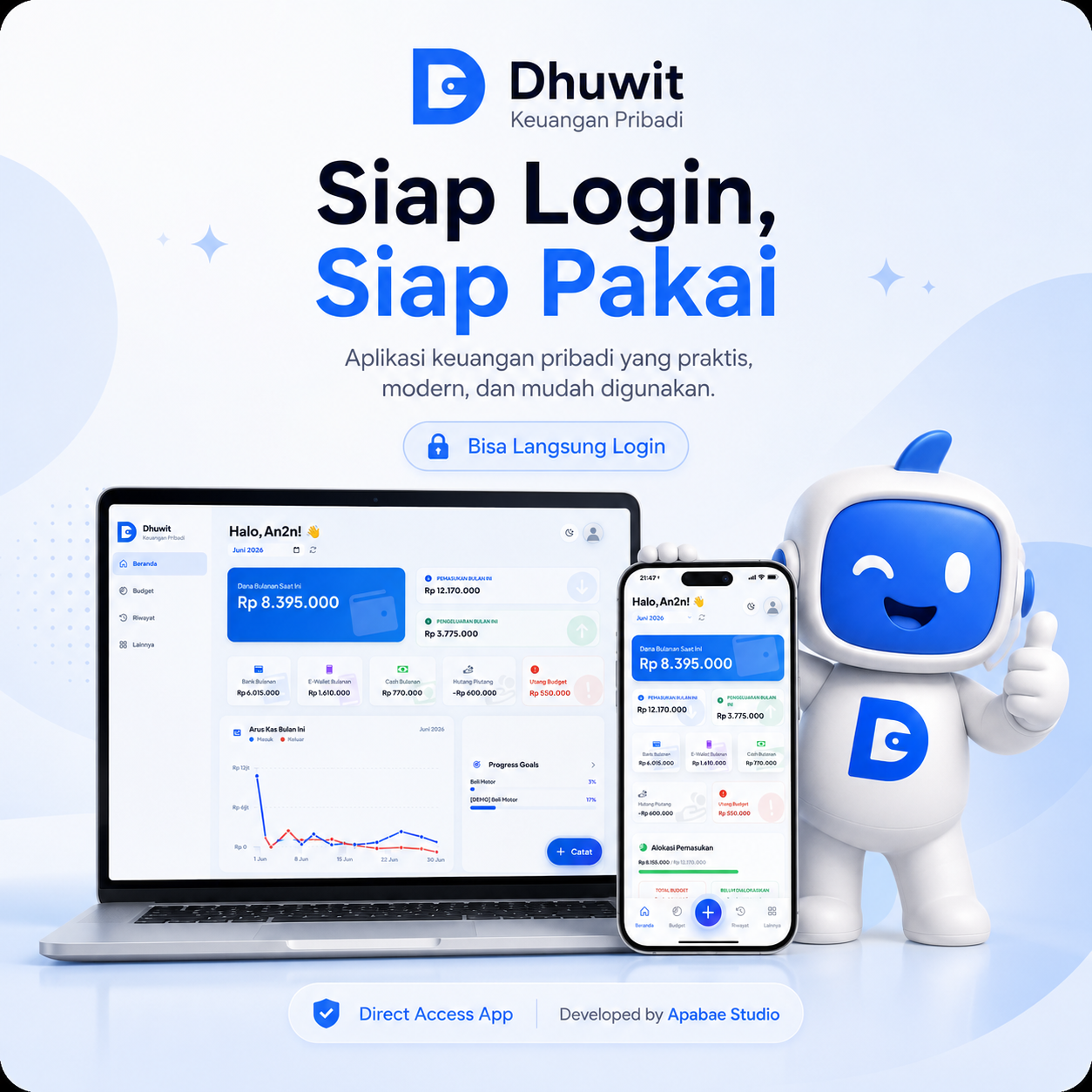 Preview aplikasi Dhuwit
